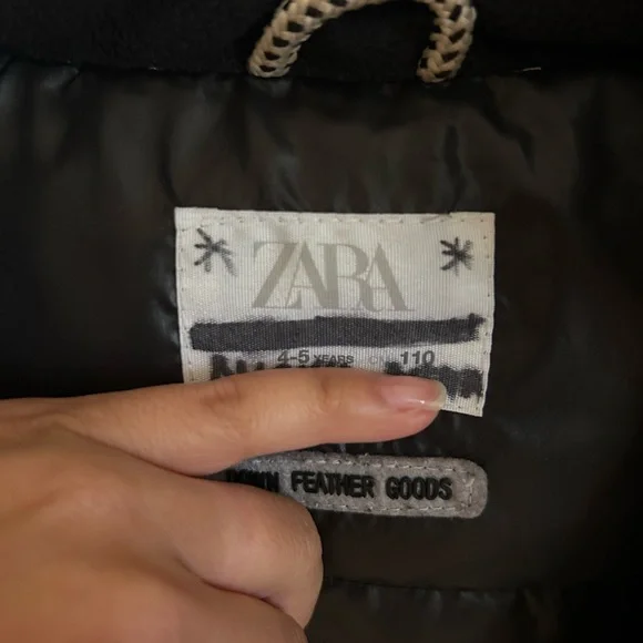 Zara Kids Down Feather 🪶 Winter Coat